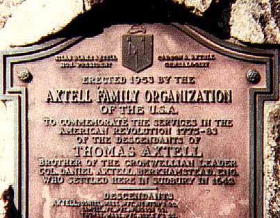 AFO plaque close-up