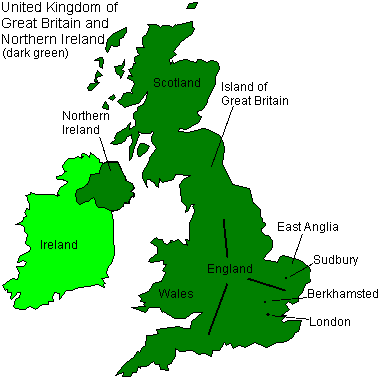 helpful Great Britain map