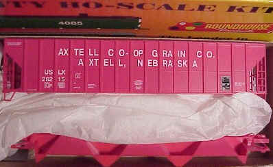 Axtell Co-op Grain Co. HO-scale hopper car